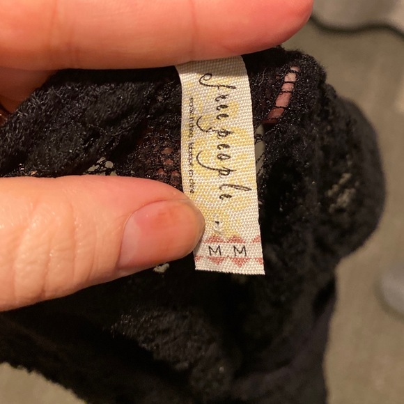 Free People lace  boho top - Picture 6 of 8